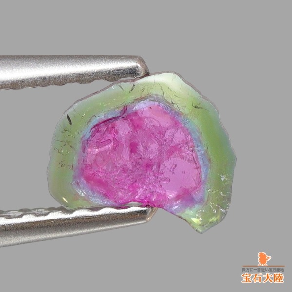 天然トリカラートルマリン 0.29ct 【パライバ】 スライス ブラジル 