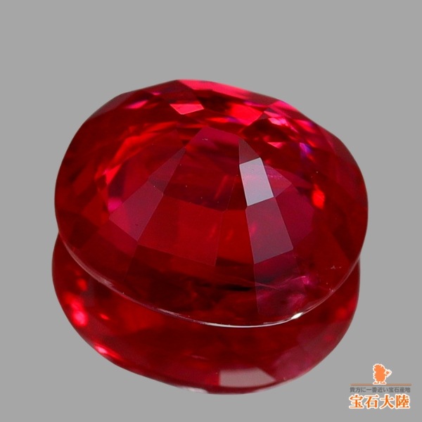 [強癒][レア][最高品質] ミャンマー産9.1mm平均天然ルビー 天然ルビー 1.19ct 【Pigeon's Blood】美品 ミャンマー GIA産地鑑別