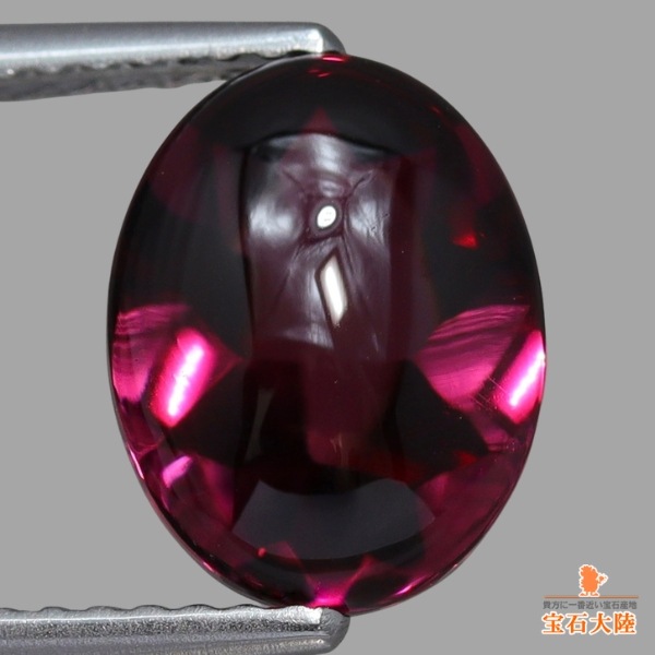 天然ロードライトガーネット 3.86ct 【艶々バフトップ】 マラウイ