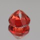 天然アンデシン 0.50ct 【オレンジニッシュレッド】 ラウンド
