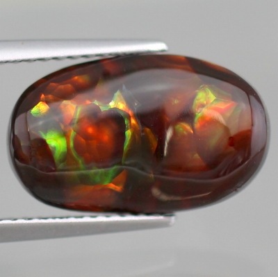 天然ファイアアゲート 5.90ct 【メキシコ】 美品