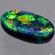 天然ブラックオパール 3.38ct 【黒生地・赤斑】美パターン　トッピン