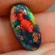 天然ブラックオパール 3.38ct 【黒生地・赤斑】美パターン　トッピン