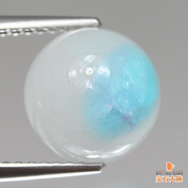 天然トルマリンインクォーツ 3.89ct 【パライバ】 ブラジル