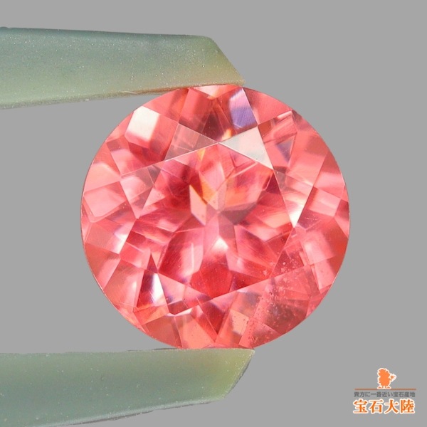 天然ロードクロサイト 0.84ct 【高品質・アメリカ】 ラウンドカット