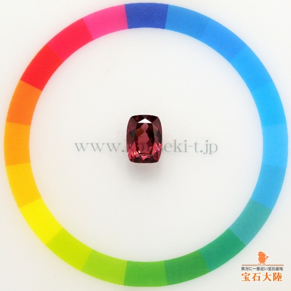 天然ロードライトガーネット 1.93ct 【ワインレッド】
