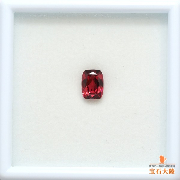 天然ロードライトガーネット 1.93ct 【ワインレッド】