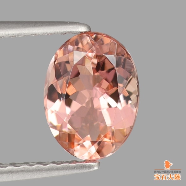 天然トルマリン 1.18ct 【オレンジピンク】ナイジェリア