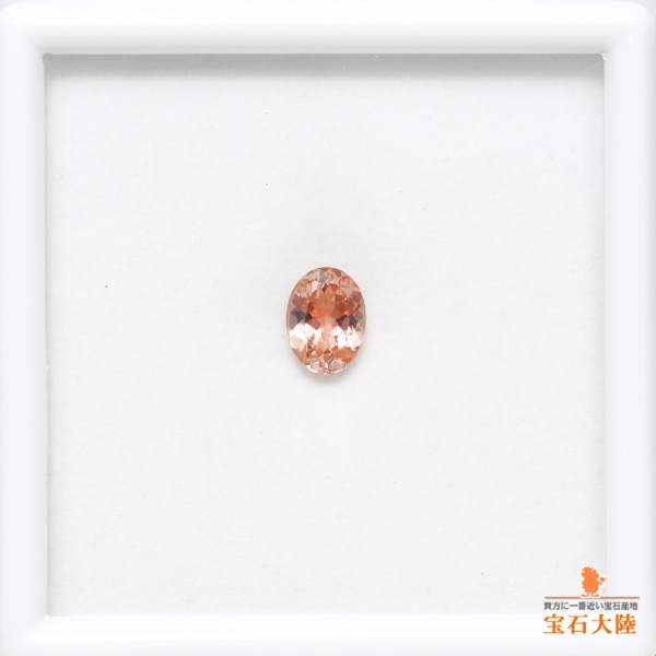 天然トルマリン 1.18ct 【オレンジピンク】ナイジェリア