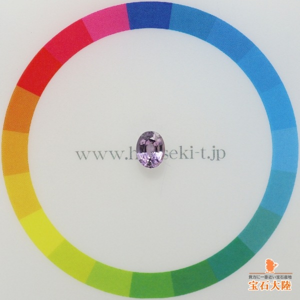 天然スピネル 0.66ct 【ラベンダーパープル】 パキスタン