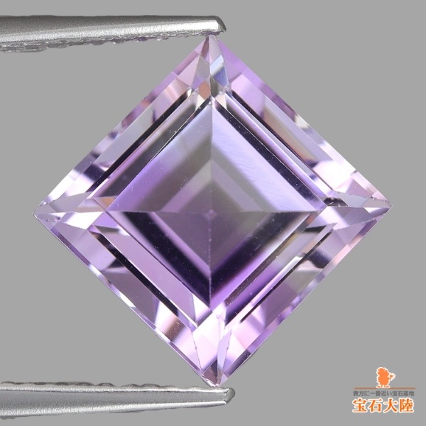 天然バイカラークォーツ 4.97ct 【アメシスト】 ブラジル