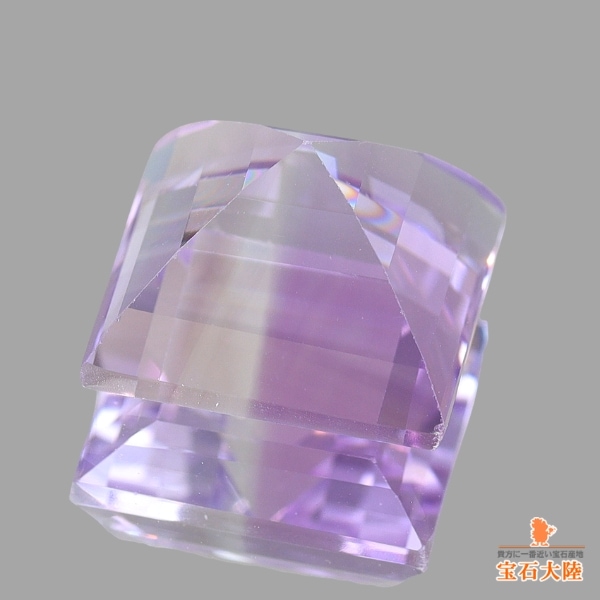 天然バイカラークォーツ 4.97ct 【アメシスト】 ブラジル