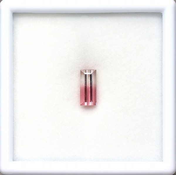 天然バイカラートルマリン 1.70ct 【ピンク＆カラーレス】
