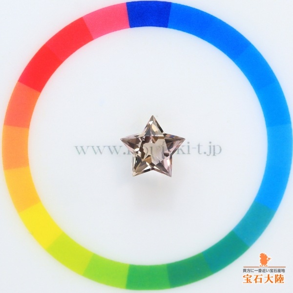 天然アメトリン 2.83ct 【スター】ボリビア
