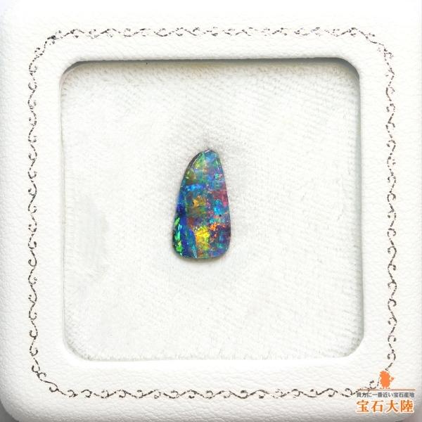 【天然ボルダーオパールルース2石】 天然ボルダーオパール 2.67ct 【魅力的すぎる自然の芸術】 美品