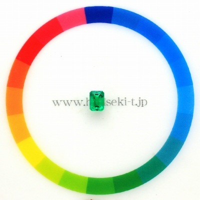 0.38ct天然エメラルド【NEON GREEN】美品　コロンビア