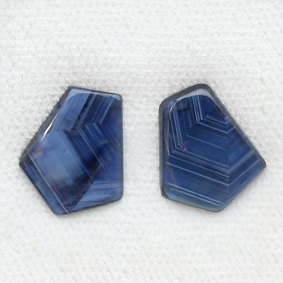 7.16ct/2P天然サファイア【自然の芸術】非加熱 オーストラリア