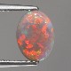 天然オパール 0.86ct 【オレンジニッシュレッド】 ライトニングリッジ