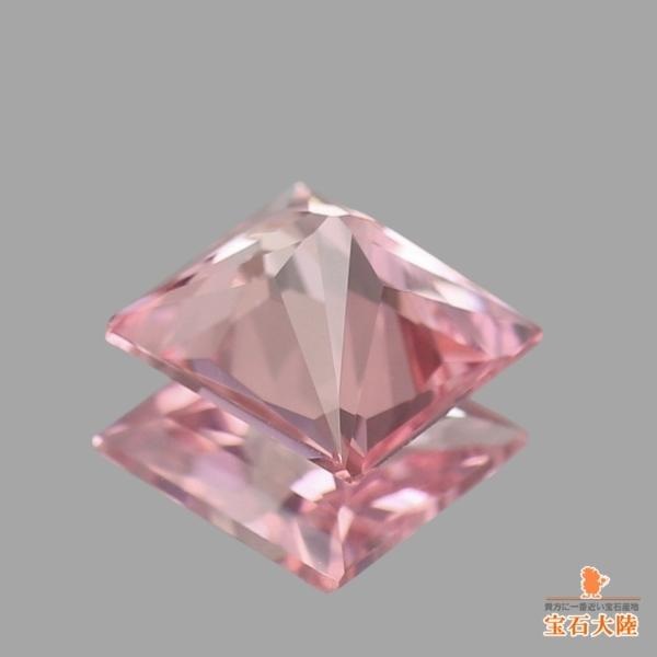 天然トルマリン 0.60ct 【ピンク】 プリンセスカット