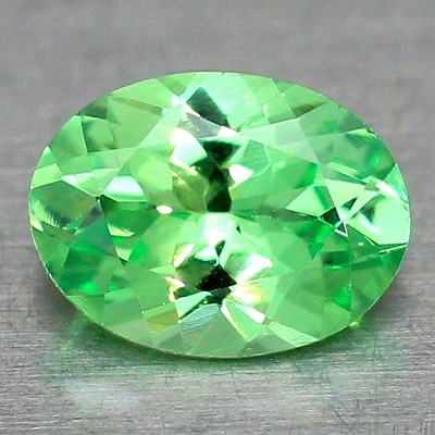 天然石　マラヤガーネット　ミントガーネット 1.21ct天然ミントガーネット【Neon Mint】UV蛍光