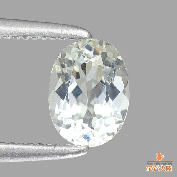 天然トルマリン 0.50ct 【アクロアイト】 オーバルカット