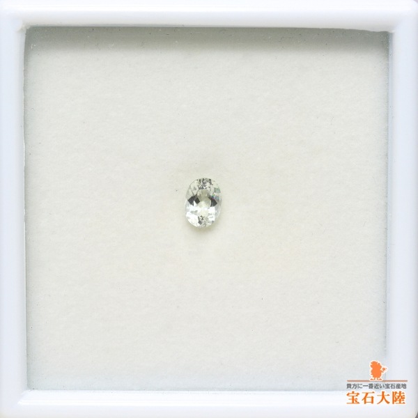 天然トルマリン 0.50ct 【アクロアイト】 オーバルカット