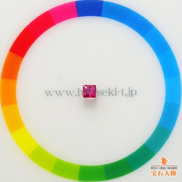 天然ルビー 0.27ct 【ミャンマー】 プリンセスカット