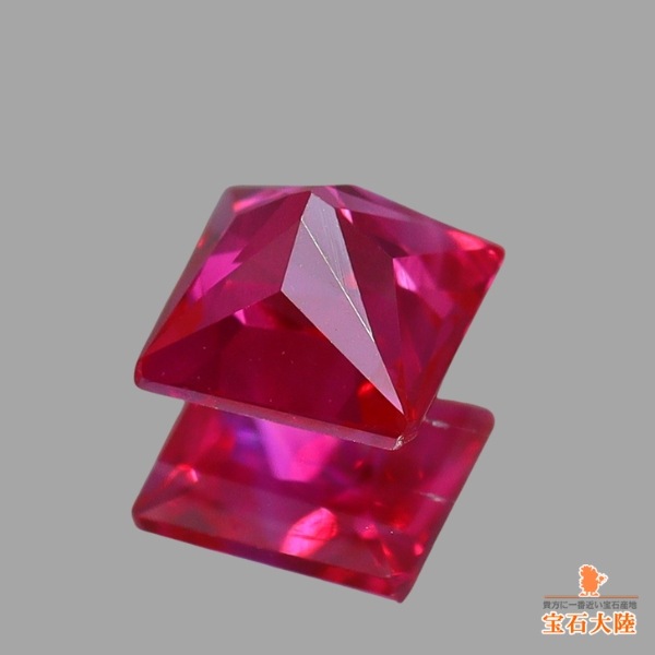 天然ルビー 0.27ct 【ミャンマー】 プリンセスカット