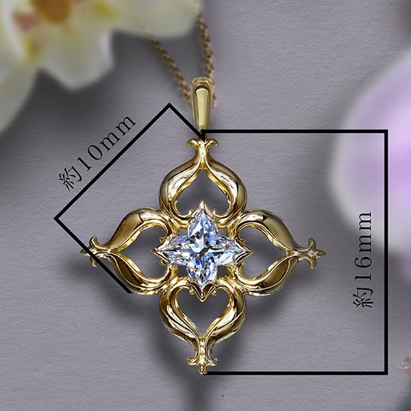 Orchidea Light ペンダントトップ GIA鑑定書付