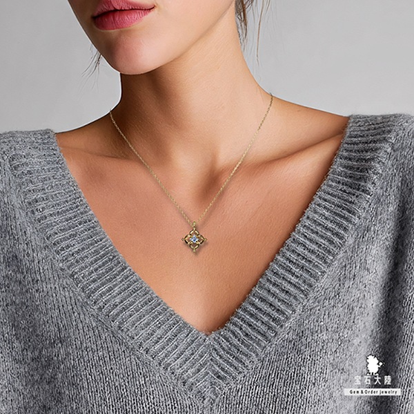 Orchidea Light ペンダントトップ GIA鑑定書付