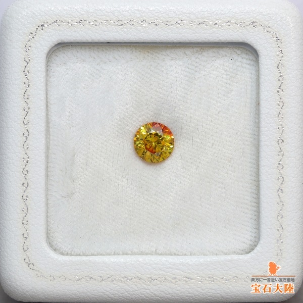 天然スファレライト 2.04ct 【オレンジ＆イエロー】 スペイン