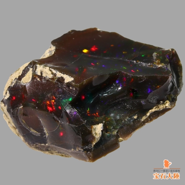 天然エチオピアオパール 31ct 【ブラック】 原石