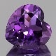 天然アメシスト 10mm 【ハート】ワンランクアップの輝き