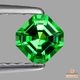 天然ツァボライトガーネット 0.33ct 【アッシャーカット】 タンザニア 