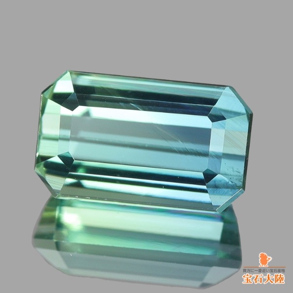 天然バイカラートルマリン 1.11ct 【美グラデーション】アフガニスタン