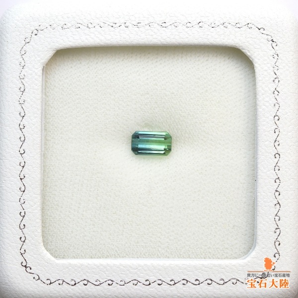 天然バイカラートルマリン 1.11ct 【美グラデーション】アフガニスタン
