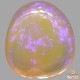 天然オパール 36.66ct 【大粒パープル遊色】 独創的