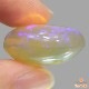 天然オパール 36.66ct 【大粒パープル遊色】 独創的