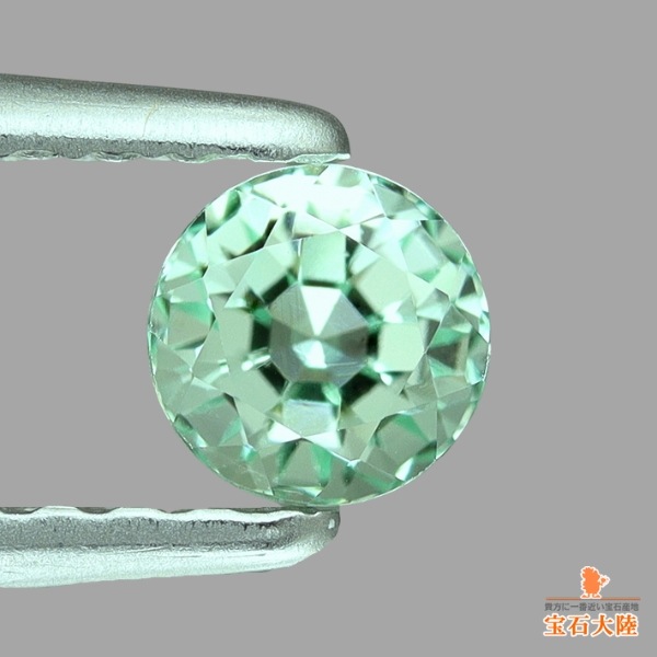 天然エメラルド 0.28ct 【ノンオイル】 ラウンド　日独分析鑑別書付