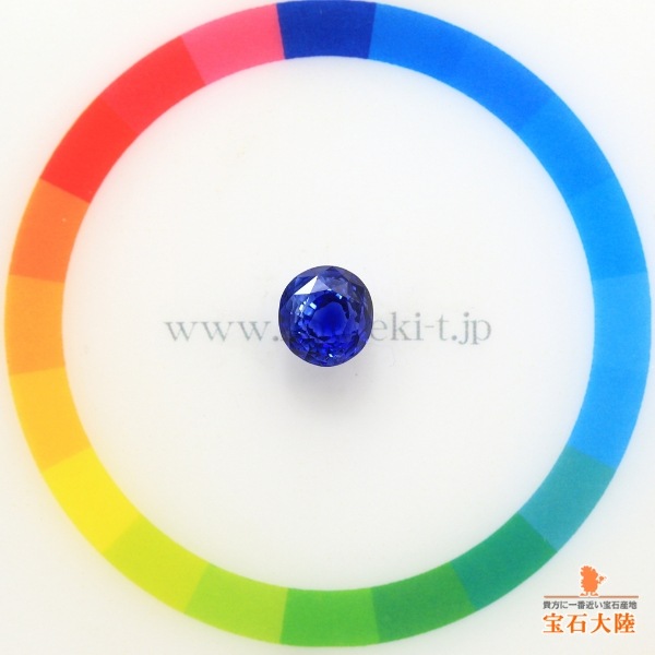 天然ブルーサファイア 2.45ct 【ROYALBLUE・非加熱】 美色 スリランカ