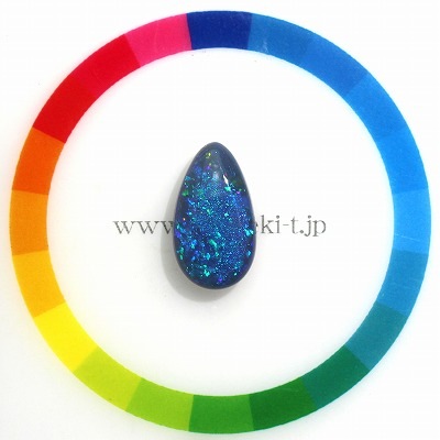 5.07ct天然ブラックオパール【夜空のような煌き】ギャラクシー