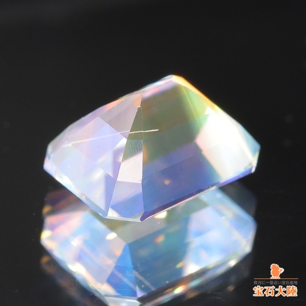 天然アンデシンラブラドライト 0.87ct 【レインボーシラー】 オクタゴン