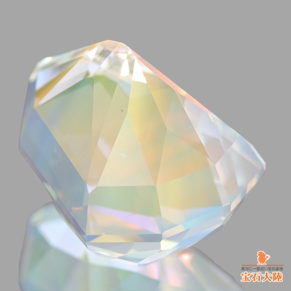 天然アンデシンラブラドライト 6.22ct 【レインボー&ファンシーカット