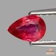 天然ルビー 0.41ct 【非加熱】鑑別付 モザンビーク