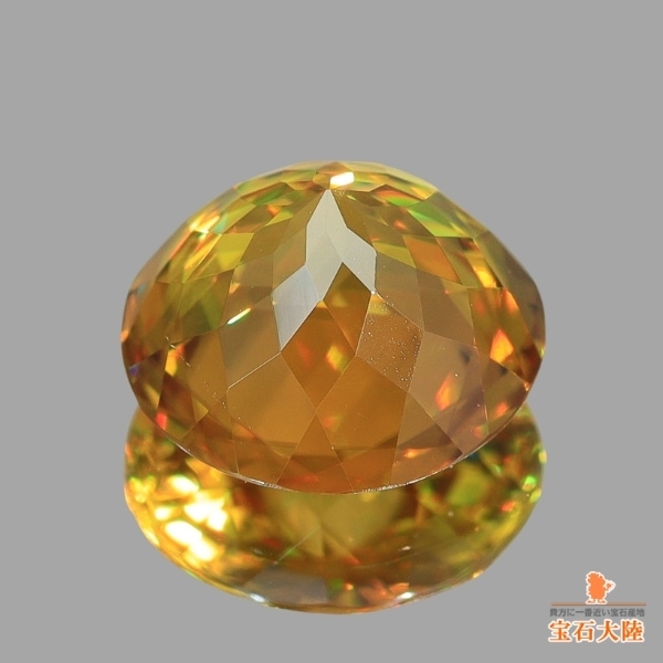 天然スフェーン 1.56ct 【煌めくゴールデンイエロー】 マダガスカル