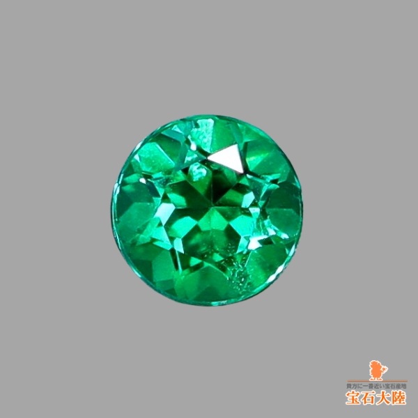 天然エメラルド 0.08ct【美彩色・ノンオイル】コロンビア 