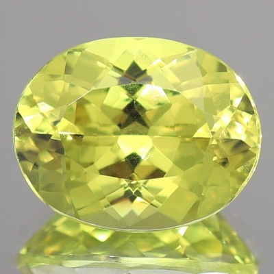 天然クリソベリル 3.74ct 【鮮やかイエロー】 インド