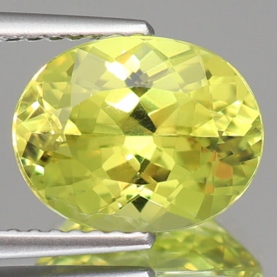 天然クリソベリル 3.74ct 【鮮やかイエロー】 インド