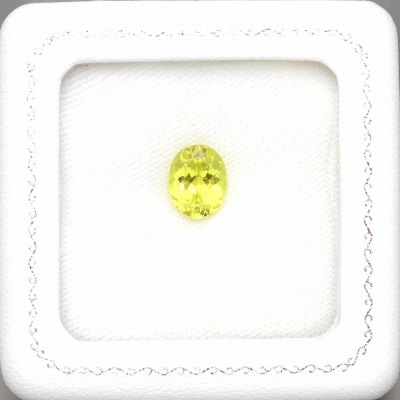 天然クリソベリル 3.74ct 【鮮やかイエロー】 インド