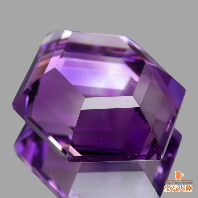 天然アメシスト 19.55ct 【ファンシー】 ミャンマー・モゴック 